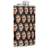 Funny Custom Men begegnen Foto Flachmann (Rechts)