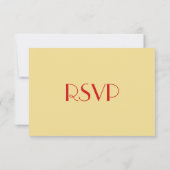 Funny Custom Modern Holiday Weihnachten Party UAWG RSVP Karte (Rückseite)