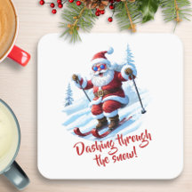 Funny Custom Modern Santa Claus Funky Christmas