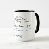 Funny Custom Mug Tasse (VorderseiteRechts)