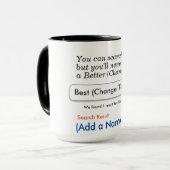 Funny Custom Mug Tasse (Vorderseite Links)