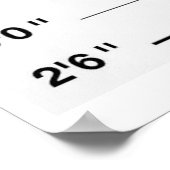 Funny Custom Mugshot Poster (Ecke)