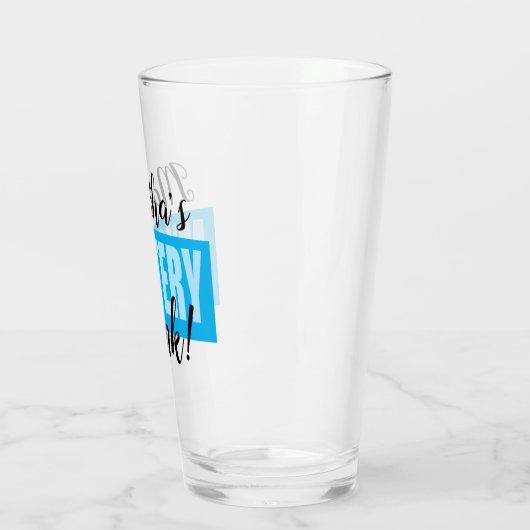Funny Custom Mystery Drink Glas (Links)