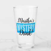 Funny Custom Mystery Drink Glas (Vorderseite)