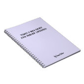 Funny Custom Notebook für Mitarbeiter/Student Gesc Notizblock (Rechte Seite)