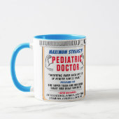 Funny Custom Pädiatric Gift Tasse (Links)
