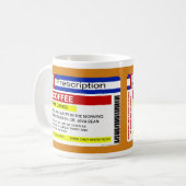 Funny Custom Personalisiert Prescription Kaffee Ta Kaffeetasse (Vorderseite Links)