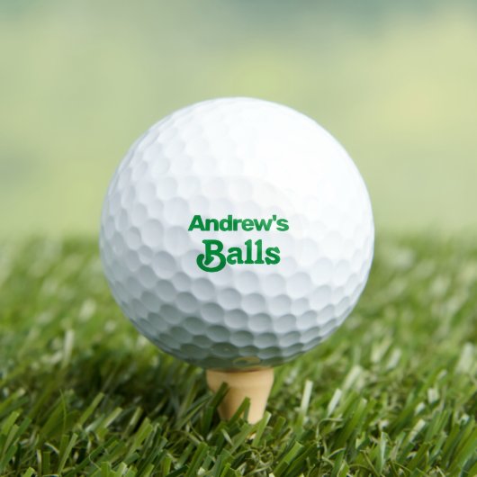 Funny Custom Printing Name Golfball (Insitu T-Shirt)