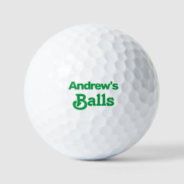 Funny Custom Printing Name Golfball