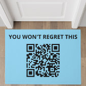 Funny Custom QR Code Fußmatte