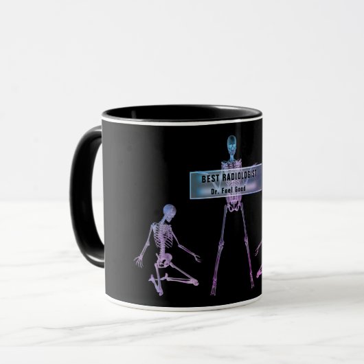 Funny Custom Radiologist Doctor Gift Tasse (Vorderseite Links)