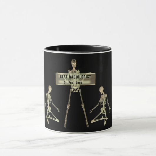 Funny Custom Radiologist Doctor Gift Tasse (Zentrum)