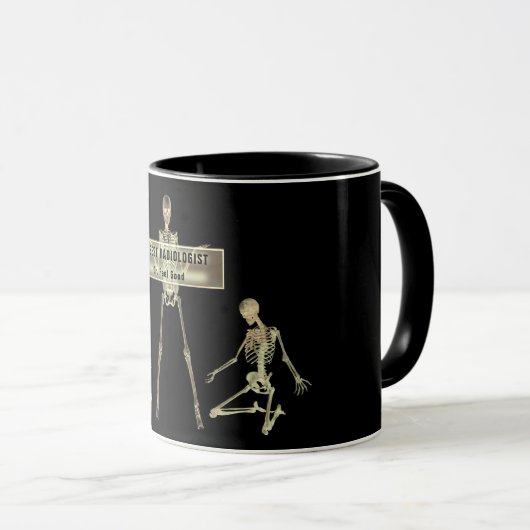 Funny Custom Radiologist Doctor Gift Tasse (VorderseiteRechts)