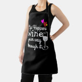 Funny Custom Sassy Sip passiert Personalisiert Bla Schürze (InSitu)