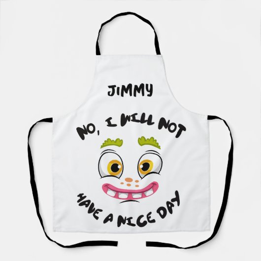 Funny Custom Schürze (Vorderseite)