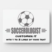 Funny Custom Soccer Fotoplatte (Vorderseite)