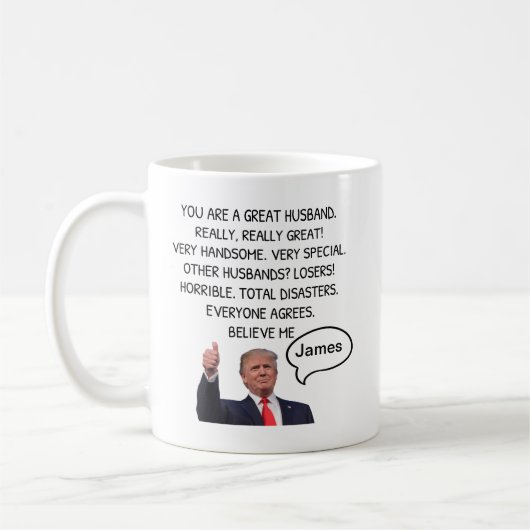 Funny Custom Tasse für Husband Ideen von Ehefrau I (Links)