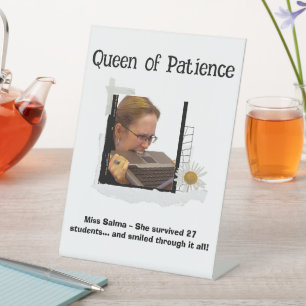 Funny Custom Teacher Wertungszeichen Sockelschild