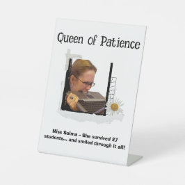 Funny Custom Teacher Wertungszeichen Sockelschild