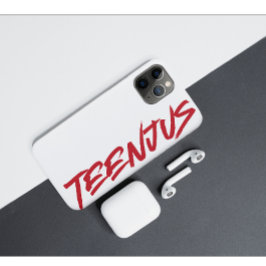 Funny Custom Text Baby Billy's Zitat Teenjus Red Case-Mate iPhone Hülle