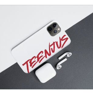 Funny Custom Text Baby Billy's Zitat Teenjus Red Case-Mate iPhone Hülle