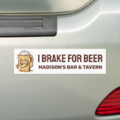 Funny Custom Text Beer Autoaufkleber (Auf Auto)