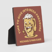 Funny Custom Text Beer Fotoplatte (Vorderseite)