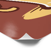 Funny Custom Text Beer Poster (Ecke)