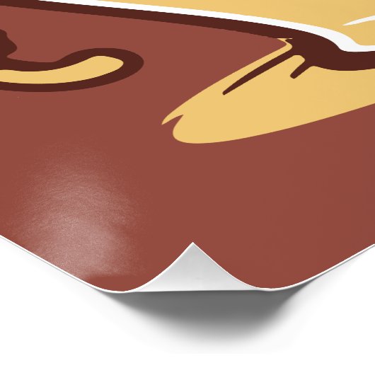 Funny Custom Text Beer Poster (Ecke)