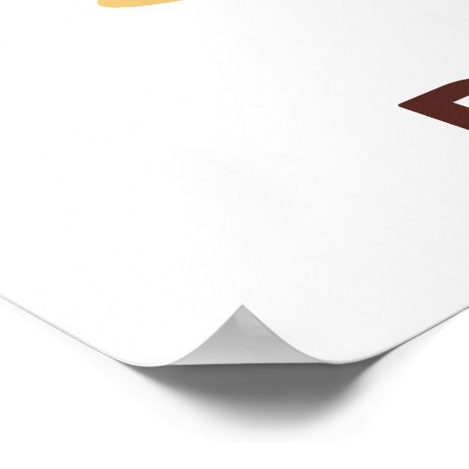 Funny Custom Text Beer Poster (Ecke)