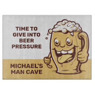 Funny Custom Text Beer Schneidebrett