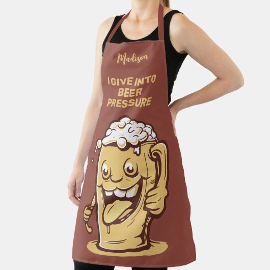 Funny Custom Text Beer Schürze (InSitu)