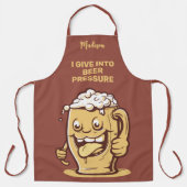 Funny Custom Text Beer Schürze (Vorderseite)