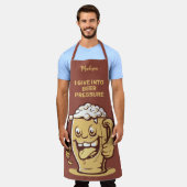 Funny Custom Text Beer Schürze (Getragen)