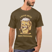 Funny Custom Text Beer T - Shirt (Vorderseite)