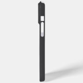 Funny Custom Text denken weniger stupf mehr schwar Case-Mate iPhone Hülle (Rückseite / Links)