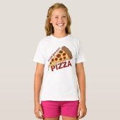 Funny Custom Text PIZZA Shirts & Jacken (Vorne ganz)