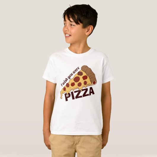 Funny Custom Text PIZZA Shirts & Jacken (Vorne ganz)