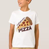 Funny Custom Text PIZZA Shirts & Jacken (Vorderseite)