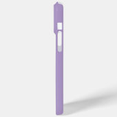 Funny Custom Text Think Weniger Stupi Lila Case-Mate iPhone Hülle (Rückseite / Links)