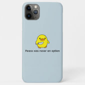 Funny Custom Text Yellow Duck Black Case-Mate iPhone Hülle (Rückseite)