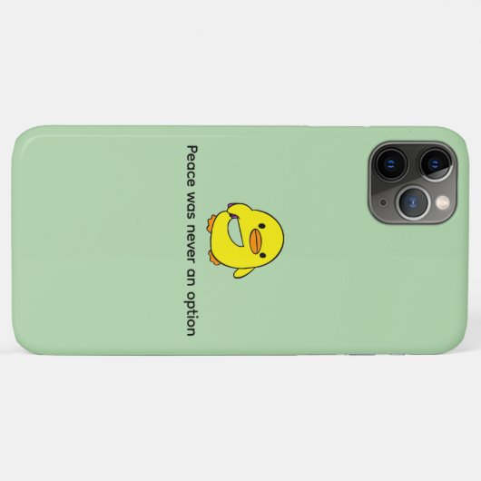 Funny Custom Text Yellow Duck Black Case-Mate iPhone Hülle (Rückseite (Horizontal))