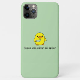 Funny Custom Text Yellow Duck Black Case-Mate iPhone Hülle