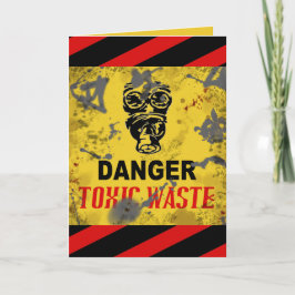 Funny Custom "Toxic Waste" Erwachsene Geburtstag Karte