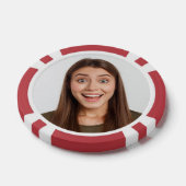 Funny custom two Foto image Hochzeitsfeier Pokerchips (Einzeln)