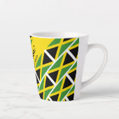 Funny Custom WAH GWAAN Jamaica Flag Milchtasse (Rechts)