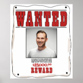 Funny Custom Wanted Poster (Vorne)