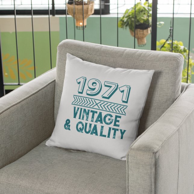 Funny Custom Year Vintag und Qualität Cool Kissen (Von Creator hochgeladen)