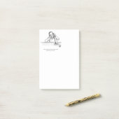 Funny Customer Service Spaß Post It Notes Post-it Klebezettel (Auf Schreibtisch)