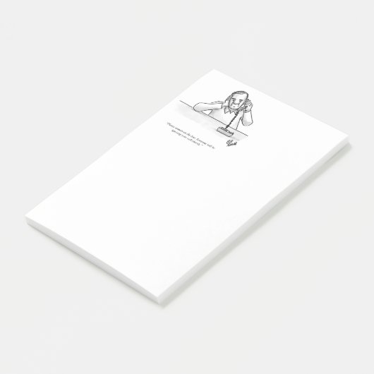 Funny Customer Service Spaß Post It Notes Post-it Klebezettel (angewinkelt)